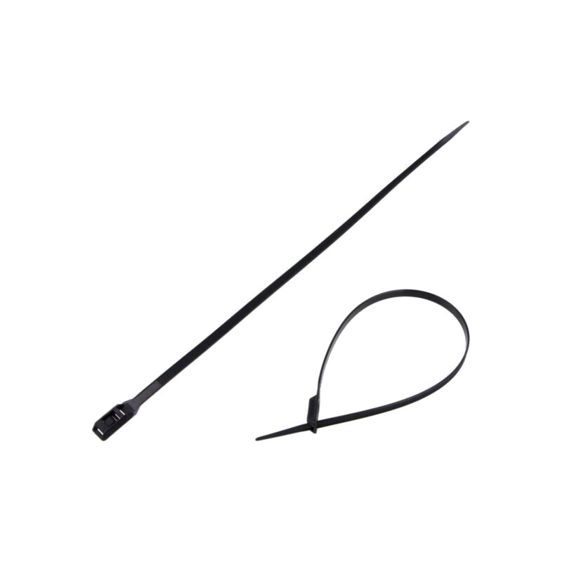 Colier de strângere; cu cap cu profil redus; L: 400mm; W: 7,6mm