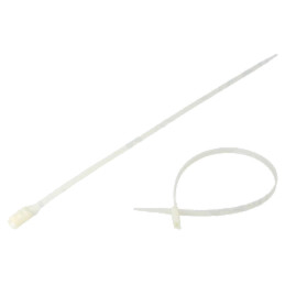 Colier de strângere; cu cap cu profil redus; L: 400mm; W: 7,6mm