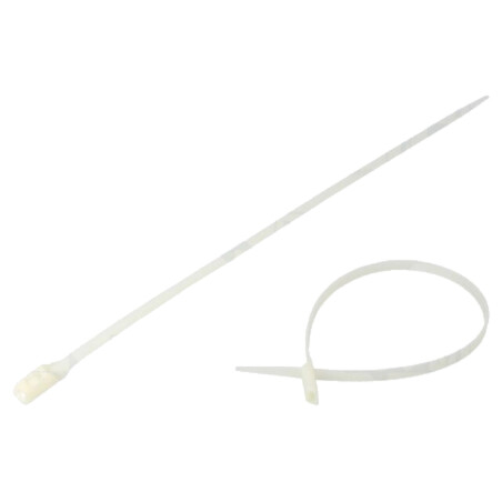 Colier de strângere; cu cap cu profil redus; L: 400mm; W: 7,6mm