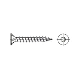 Şurub; pt.lemn; 4x25; Cap: îngropat; Torx®; TX20; SPAX®; Øcap: 8mm