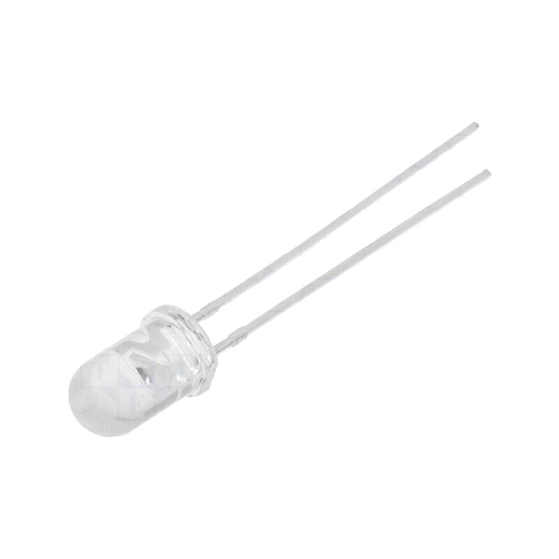LED; 5mm; verde; 10000÷12000mcd; 30°; Parte frontală: convex LED; 5mm; verde; 10000÷12000mcd; 30°; Parte frontală: convex