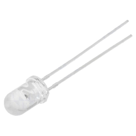 LED; 5mm; verde; 10000÷12000mcd; 30°; Parte frontală: convex
