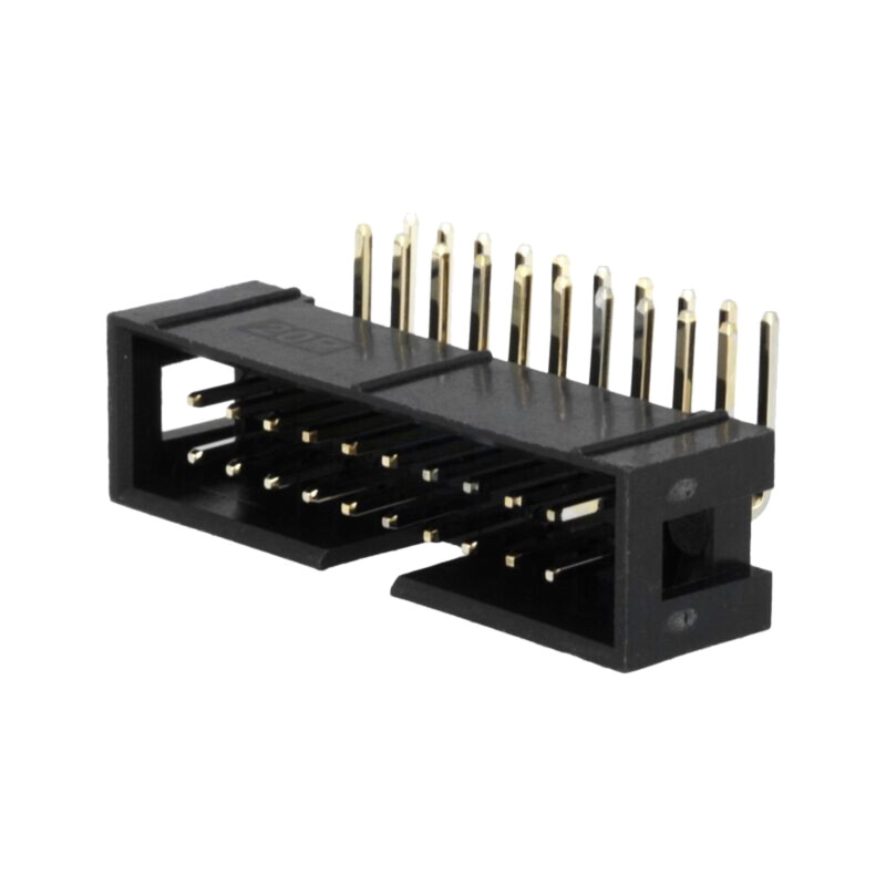 Conector: IDC; soclu; tată; PIN: 20; în unghi 90°; THT; aurit; 2,54mm Conector: IDC; soclu; tată; PIN: 20; în unghi 90°; THT; aurit; 2,54mm