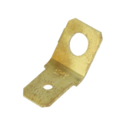 Terminal: plat; 6,3mm; 0,8mm; tată; M4; înşurubare; alamă
