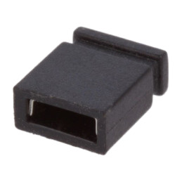 Conector: şiruri pini; jumper; mamă; închise; 2,54mm; 1x2; aurit