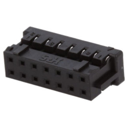 Conector: cablu-cablu/PCB; mufă; mamă; PIN: 14; DF11; Pas: 2mm; drept