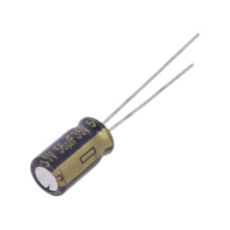 Condensator: electrolitic; low ESR; THT; 56uF; 35VDC; Ø6,3x11,2mm
