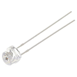 LED; 4,8mm; galbenă; 3000÷4200mcd; 100°; Parte frontală: convex