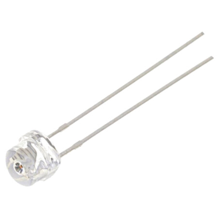 LED; 4,8mm; galbenă; 3000÷4200mcd; 100°; Parte frontală: convex