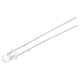 LED; 3mm; roşie; 1120÷1560mcd; 30°; Parte frontală: convex
