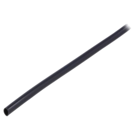 Manşon electroizolant; PVC; neagră; -20÷125°C; Øint: 3mm; L: 1000m