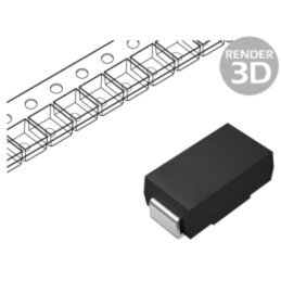 Diodă: redresoare; SMD; 600V; 1A; microSMA; rolă,bandă