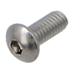Şurub; M2,5x6; 0,45; Cap: buton; imbus; HEX 1,5mm; ISO 7380-1