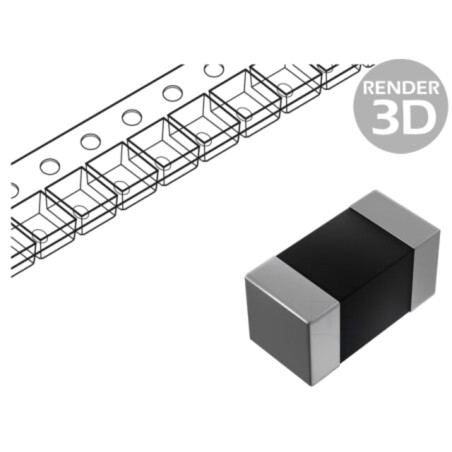 Termistor NTC; 10kΩ; -55÷125°C; 180mW; ±5%; SMD; 4000K; 0603