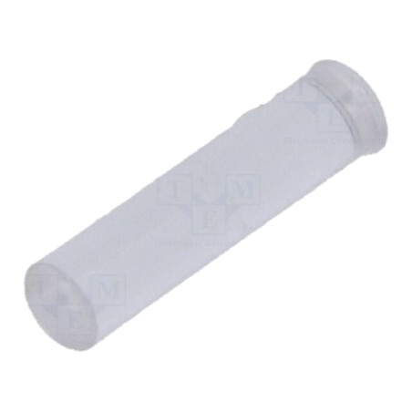 Tub pentru LED-uri; Ø3mm; Lung: 13mm; rotund; drept