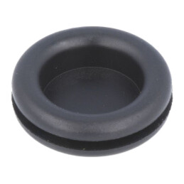 Manşon; cu cap adâncit; Øorif.mont: 19mm; Øorif: 16mm; gumă; neagră