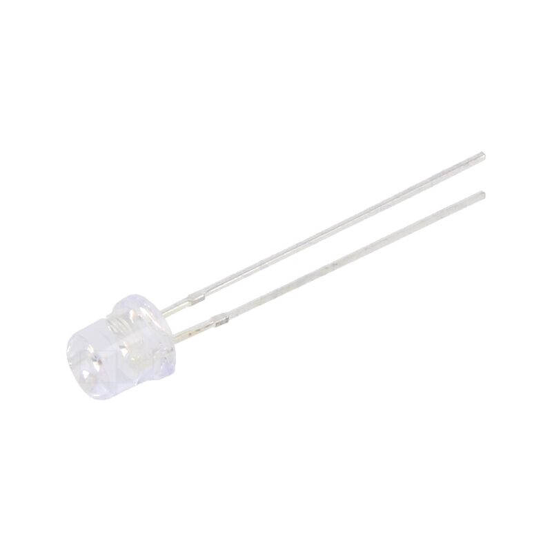 LED; 5mm; galbenă; 68÷100mcd; 140°; Parte frontală: plat; Nr.term: 2 LED; 5mm; galbenă; 68÷100mcd; 140°; Parte frontală: plat; Nr.term: 2