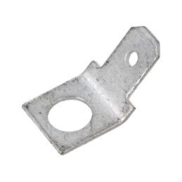 Terminal: plat; 4,8mm; 0,5mm; tată; M4; înşurubare; alamă; cositorit