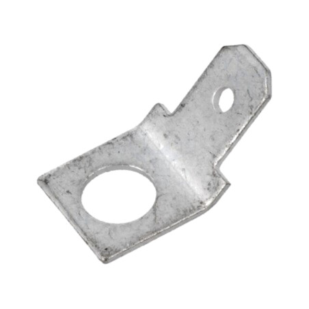 Terminal: plat; 4,8mm; 0,5mm; tată; M4; înşurubare; alamă; cositorit