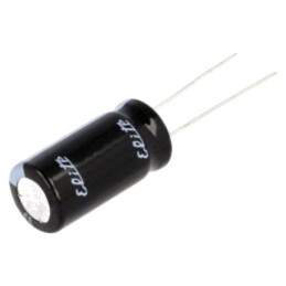 Condensator: electrolitic; THT; 22uF; 160VDC; Ø10x20mm; Raster: 5mm