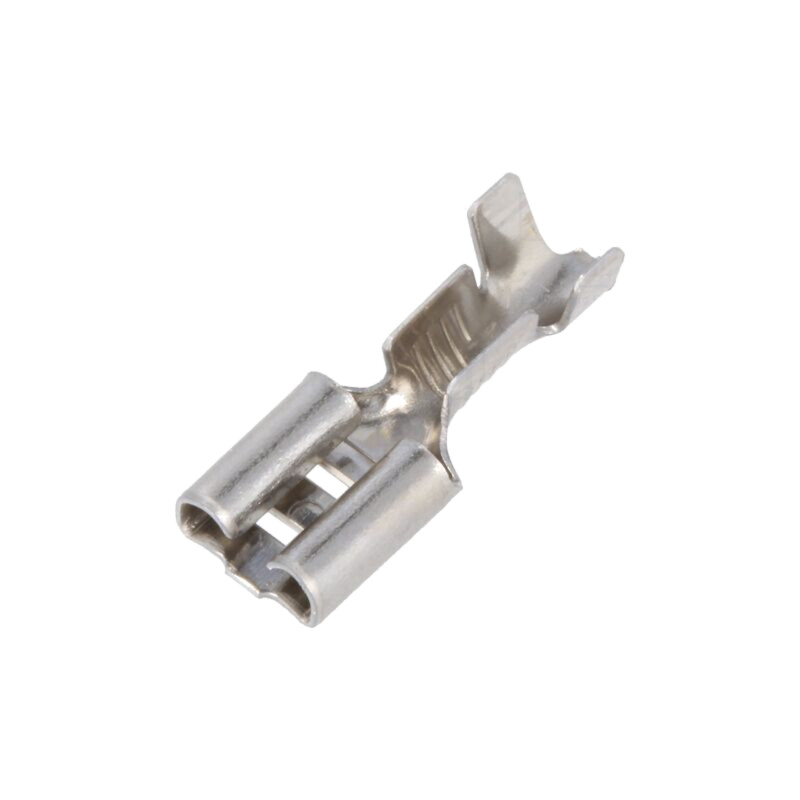 Terminal: plat; 6,3mm; 0,8mm; mamă; 1÷2,5mm2; crimpat; pe cablu