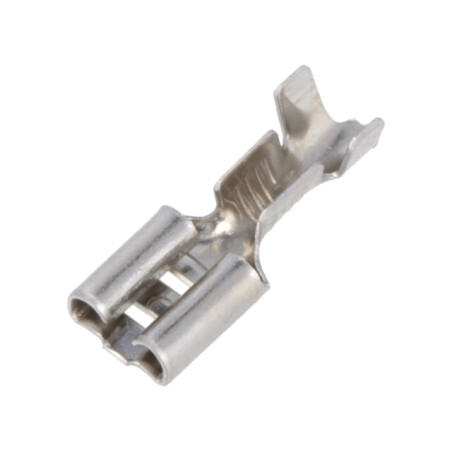 Terminal: plat; 6,3mm; 0,8mm; mamă; 1÷2,5mm2; crimpat; pe cablu