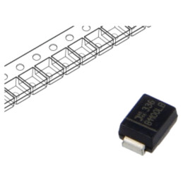 Diodă: redresoare Schottky; SMB; SMD; 100V; 1A; rolă,bandă