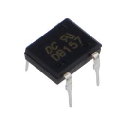 Punte redresoare: monofazat; 1kV; If: 1,5A; Ifsm: 50A; DB-1; THT; tub