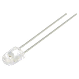 LED; oval; 5,2x3,8mm; verde; 3000÷4000mcd; 110/45°; 3,6÷4VDC; 20mA