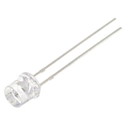 LED; 5mm; roşie; 1560÷2180mcd; 140°; Parte frontală: plat