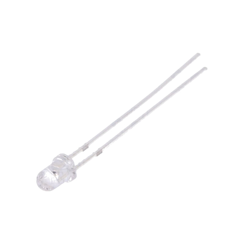 LED; 3mm; albastru; 4200÷5500mcd; 30°; Parte frontală: convex LED; 3mm; albastru; 4200÷5500mcd; 30°; Parte frontală: convex