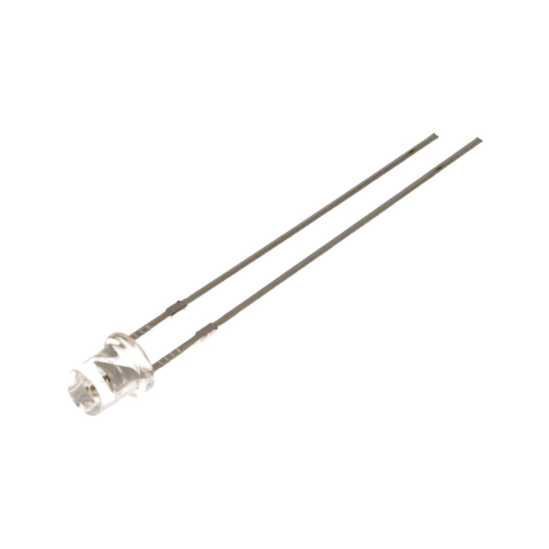 LED; 3mm; roşie; 750÷1000mcd; 140°; Parte frontală: plat; Nr.term: 2