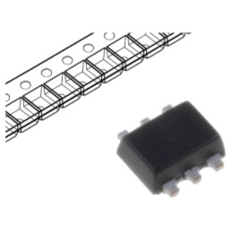 Tranzistor: NPN x2; bipolar; 40V; 0,1A; 200mW; SOT666