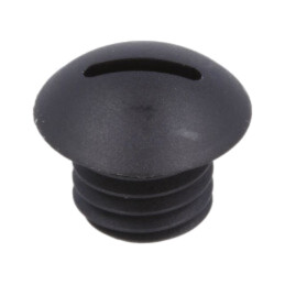 Capac de protecţie; M10; 1,5; poliamidă; neagră; 8,5mm