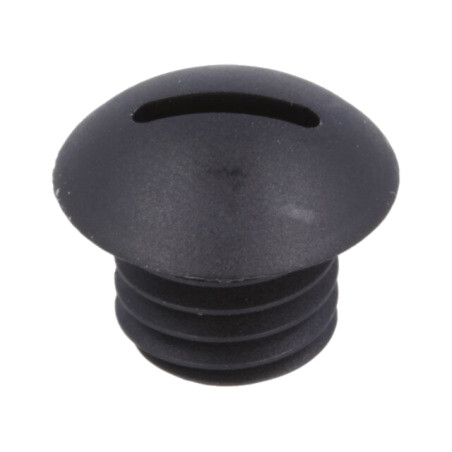 Capac de protecţie; M10; 1,5; poliamidă; neagră; 8,5mm