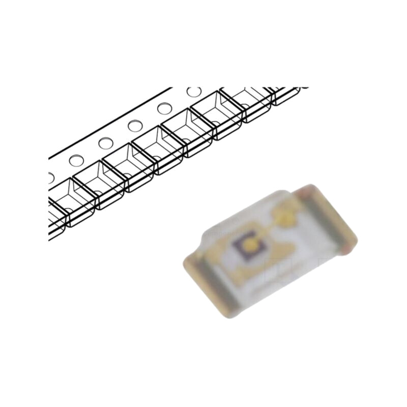 LED; SMD; 0402; verde; 12÷35mcd; 1x0,5x0,2mm; 120°; 20mA; λd: 571nm LED; SMD; 0402; verde; 12÷35mcd; 1x0,5x0,2mm; 120°; 20mA; λd: 571nm