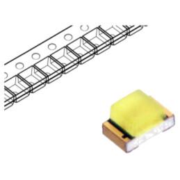 LED; SMD; 0805; alb rece; 112÷450mcd; 130°; 20mA; 2,8÷3,8VDC; 70mW