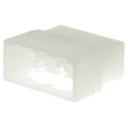 Carcase terminale; tată; pentru conectori 6,3mm cu clichet