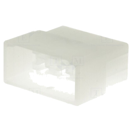 Carcase terminale; tată; pentru conectori 6,3mm cu clichet