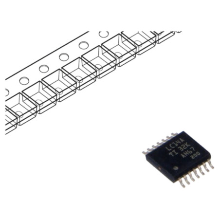 IC: digital; circuit trigger Schmitt; Ch: 6