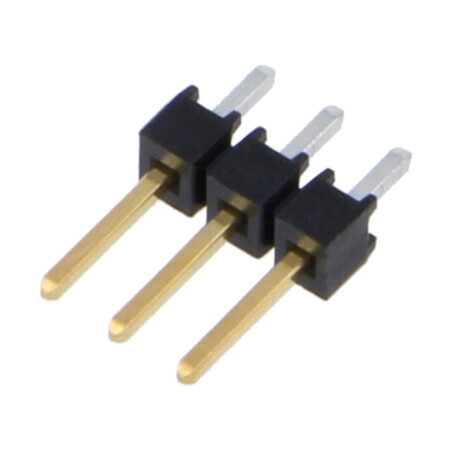 Conector: şiruri pini; şir pini; tată; PIN: 3; drept; 2,54mm; THT