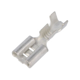Terminal: plat; 6,3mm; 0,8mm; mamă; 1÷2,5mm2; crimpat; pe cablu