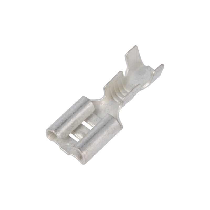 Terminal: plat; 6,3mm; 0,8mm; mamă; 1÷2,5mm2; crimpat; pe cablu Terminal: plat; 6,3mm; 0,8mm; mamă; 1÷2,5mm2; crimpat; pe cablu
