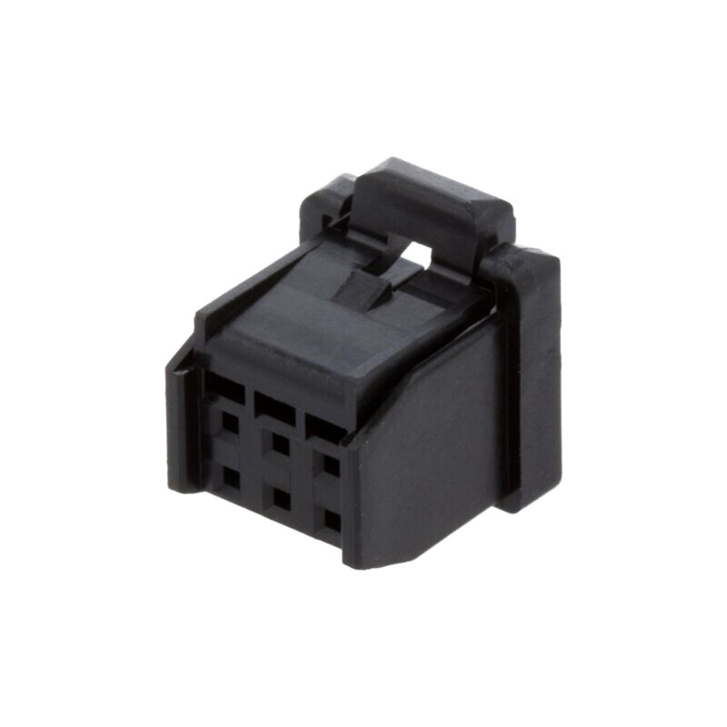 Conector: cablu-placă; mufă; mamă; PIN: 6; DF51K; Pas: 2mm; pe cablu
