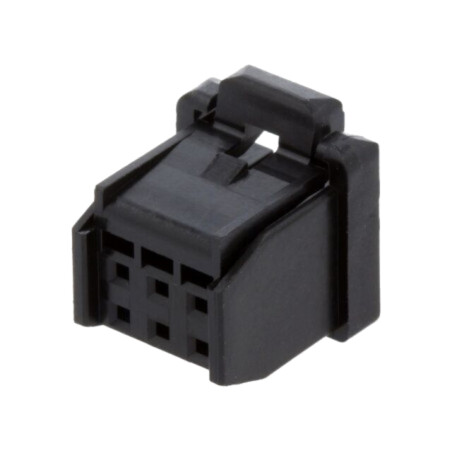 Conector: cablu-placă; mufă; mamă; PIN: 6; DF51K; Pas: 2mm; pe cablu