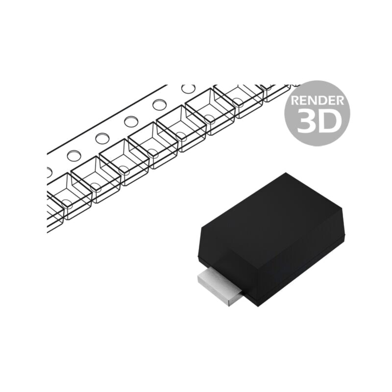 Diodă: redresoare; SMD; 600V; 1A; 35ns; subSMA; Ufmax: 1,7V; Ifsm: 30A Diodă: redresoare; SMD; 600V; 1A; 35ns; subSMA; Ufmax: 1,7V; Ifsm: 30A