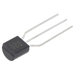 Tranzistor: PNP; bipolar; 50V; 0,15A; 0,4W; TO92