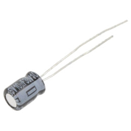 Condensator: electrolitic; THT; 10uF; 35VDC; Ø5x7mm; Raster: 2,5mm