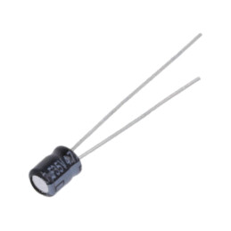 Condensator: electrolitic; THT; 4,7uF; 35VDC; Ø4x5mm; Raster: 1,5mm