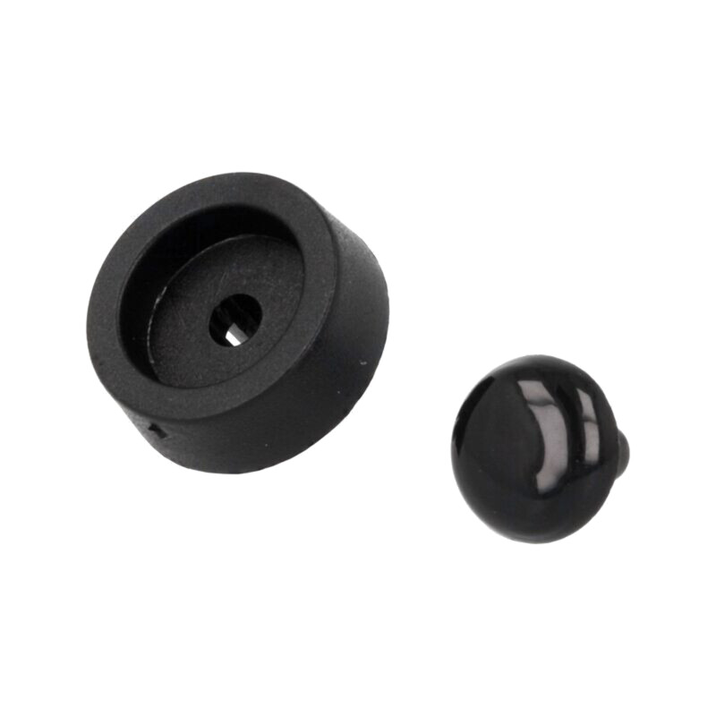 Picioruş pentru montare rapidă; neagră; polietilenă; A: 5mm Picioruş pentru montare rapidă; neagră; polietilenă; A: 5mm